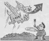 造成漫画中现象的因素有很多,其中最根本的是A.肉牛饲养周期长,投入多B.猪肉、鸡肉等食品安全问题频发 C.我国居民膳食结构发生变化D.肉牛规模化养殖使成本大幅提 造成漫画中现象的因素有很多,其中最根本的是A.肉牛饲养周期长,投入多B.猪肉、鸡肉等食品安全问题频发 C.我国居民膳食结构发生变化D.肉牛规模化养殖使成本大幅提