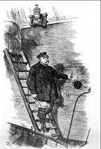 英国人Sir John Tenniel所画的历史漫画《Dropping the Pilot》非常有名。根据当时的法律,免去俾斯麦职务 英国人Sir John Tenniel所画的历史漫画《Dropping the Pilot》非常有名。根据当时的法律,免去俾斯麦职务