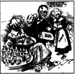 下图为反映罗斯福新政的一幅漫画,画中罗斯福总统被视为新政医生,试图拯救生病的“山姆大叔”,旁边站着一名护士。根据美国的政治体制和罗斯福新政的有关知识判断, 下图为反映罗斯福新政的一幅漫画,画中罗斯福总统被视为新政医生,试图拯救生病的“山姆大叔”,旁边站着一名护士。根据美国的政治体制和罗斯福新政的有关知识判断,