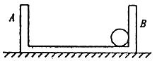 如图,质量为0.5kg、长1.2m的金属盒AB,放在水平桌面上,它与桌面间动摩擦因数μ=0.125。在盒内右端B处放着质量也为0.5kg、半径为0.1m的小球, 如图,质量为0.5kg、长1.2m的金属盒AB,放在水平桌面上,它与桌面间动摩擦因数μ=0.125。在盒内右端B处放着质量也为0.5kg、半径为0.1m的小球,