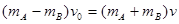 如图在光滑水平面上叠放AB两物体,其间有摩擦,mA=2 kg,mB=1 kg,速度的大小均为v0=10 m/s,设A板足够长,当观察到B做加速运动时,A的可能速 如图在光滑水平面上叠放AB两物体,其间有摩擦,mA=2 kg,mB=1 kg,速度的大小均为v0=10 m/s,设A板足够长,当观察到B做加速运动时,A的可能速