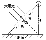 杭州某同学对传统的太阳能热水器进行改造(如下图):将太阳能热水器集热板装在一个大玻璃箱里,并将热水器的支架改造成活动形式。据此回答22~2 杭州某同学对传统的太阳能热水器进行改造(如下图):将太阳能热水器集热板装在一个大玻璃箱里,并将热水器的支架改造成活动形式。据此回答22~2