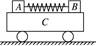 如图,A、B两木块的质量之比为ma∶mb=3∶2,原来静止在小车C上,它们与小车上表面间的动摩擦因数相同.A、B间夹一根被压缩了的弹簧后用细线拴住,小车静止在光 如图,A、B两木块的质量之比为ma∶mb=3∶2,原来静止在小车C上,它们与小车上表面间的动摩擦因数相同.A、B间夹一根被压缩了的弹簧后用细线拴住,小车静止在光
