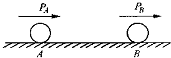 在光滑的水平面上,有A、B两个小球.A球动量为10kg•m/s,B球动量为12kg•m/s.A球追上B球并相碰,碰撞后,A球动量变为8kg•m/s,方向没变,则