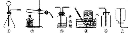 某同学用下图装置制氧气,请回答:(1)用高锰酸钾制取和收集氧气的装置应选用(填序号),装置②试管口要略向下倾斜的原因是。用双氧水和二氧化锰制取和收集干燥的 某同学用下图装置制氧气,请回答:(1)用高锰酸钾制取和收集氧气的装置应选用(填序号),装置②试管口要略向下倾斜的原因是。用双氧水和二氧化锰制取和收集干燥的