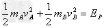 如图所示,一辆质量mA=3kg的小车静止在光滑的水平面上,小车左端与一轻质弹簧相连,将轻质弹簧压缩并锁定,此时弹簧的弹性势能为Ep=6 如图所示,一辆质量mA=3kg的小车静止在光滑的水平面上,小车左端与一轻质弹簧相连,将轻质弹簧压缩并锁定,此时弹簧的弹性势能为Ep=6