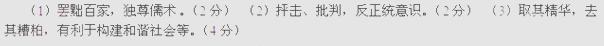 儒家思想是中国传统思想文化的主流。阅读下列材料材料一 春秋战国时期,儒家学派主张“仁”与“礼”;“民为贵,社稷次之,君为轻”…材料二今师异道,人异论,百 儒家思想是中国传统思想文化的主流。阅读下列材料材料一 春秋战国时期,儒家学派主张“仁”与“礼”;“民为贵,社稷次之,君为轻”…材料二今师异道,人异论,百