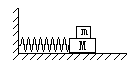 如图所示的系统中,弹簧的劲度系数为k = 39.2N/m,置于上面的物体质量m = 0.1kg,置于下面的物体质量M = 0.2kg。两物体之间的最大静摩擦力 如图所示的系统中,弹簧的劲度系数为k = 39.2N/m,置于上面的物体质量m = 0.1kg,置于下面的物体质量M = 0.2kg。两物体之间的最大静摩擦力