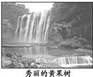 读秀丽的黄果树景观图,回答题。小题1:图示景观体现出的地球圈层的个数是 ( )A.2个 B.3个C.4个 D.5个小题2:构成该景观的主体要素属于的圈层是 ( 读秀丽的黄果树景观图,回答题。小题1:图示景观体现出的地球圈层的个数是 ( )A.2个 B.3个C.4个 D.5个小题2:构成该景观的主体要素属于的圈层是 (