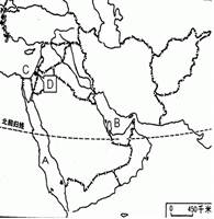 读图,回答下列问题图示地区为“三洲五海之地”,A是。该区域主要能源矿产是:。该能源的运输方式是:。C是亚洲与非洲分界线。D城名称 读图,回答下列问题图示地区为“三洲五海之地”,A是。该区域主要能源矿产是:。该能源的运输方式是:。C是亚洲与非洲分界线。D城名称