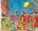 观察下列图片,结合所学知识回答问题。图一 文鰴明书《后赤壁赋》图二 杨柳青绘画《连年有余》图 观察下列图片,结合所学知识回答问题。图一 文鰴明书《后赤壁赋》图二 杨柳青绘画《连年有余》图