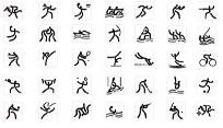 如图是2008年北京奥运会体育图标。图标以汉字笔画为基本形式,融入中国传统书法艺术。这种笔画圆匀富于图案美的书法字体为:A.篆书B.楷书C.草书D.行书 如图是2008年北京奥运会体育图标。图标以汉字笔画为基本形式,融入中国传统书法艺术。这种笔画圆匀富于图案美的书法字体为:A.篆书B.楷书C.草书D.行书