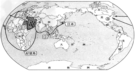 中东位于三洲五海之地,是世界石油宝库。读 “中东石油输出示意图”,回答问题。中东处在联系 、非洲和欧洲,沟通大西洋和 。 中东位于三洲五海之地,是世界石油宝库。读 “中东石油输出示意图”,回答问题。中东处在联系 、非洲和欧洲,沟通大西洋和 。
