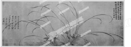 下图是南宋赵孟坚的《墨兰图》。画中自题诗曰:“六月衡湘暑气蒸,幽香一喷冰人清。曾将移入浙西种,一岁才发一两茎。”诗中流露了作者借物抒怀,孤芳自赏,清高拔俗的情趣 下图是南宋赵孟坚的《墨兰图》。画中自题诗曰:“六月衡湘暑气蒸,幽香一喷冰人清。曾将移入浙西种,一岁才发一两茎。”诗中流露了作者借物抒怀,孤芳自赏,清高拔俗的情趣