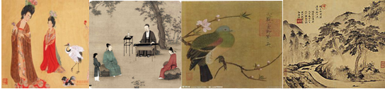 苏轼在欣赏王维的画作时说道:“味摩诘之诗,诗中有画。观摩诘之画,画中有诗。”下列作品在绘画风格上与之相似的是 A B C D 苏轼在欣赏王维的画作时说道:“味摩诘之诗,诗中有画。观摩诘之画,画中有诗。”下列作品在绘画风格上与之相似的是 A B C D