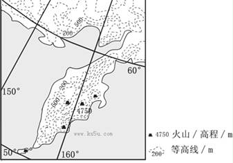 下图为某半岛地形图。读图,完成下列问题。小题1:该半岛火山活动频繁,是因为受到A.太平洋板块张裂的影响B.印度洋板块张裂的影响C.印度洋板块挤压的影响D.太 下图为某半岛地形图。读图,完成下列问题。小题1:该半岛火山活动频繁,是因为受到A.太平洋板块张裂的影响B.印度洋板块张裂的影响C.印度洋板块挤压的影响D.太