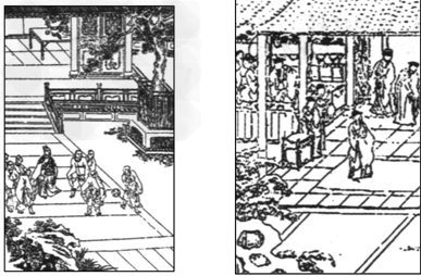 材料一 张择端《清明上河图》材料二马远《山径春行图》 《踏歌图》材料三 材料一 张择端《清明上河图》材料二马远《山径春行图》 《踏歌图》材料三