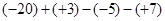 计算:(1) (-2)+(-3);(2)-4-4;6.1-3.7+1.8-4.9-+-+3 计算:(1) (-2)+(-3);(2)-4-4;6.1-3.7+1.8-4.9-+-+3