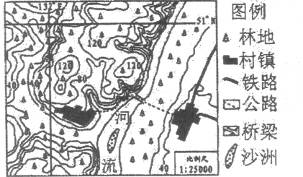 读某区域等高线地形图,回答下列问题。图中沙洲岛形成于A.侵蚀作用B.沉积作用C.搬运作用D.风化作用 读某区域等高线地形图,回答下列问题。图中沙洲岛形成于A.侵蚀作用B.沉积作用C.搬运作用D.风化作用