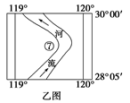 读下面两图回答下列各题 小题1:甲图中与③所示的地质作用相同的箭头是 ( )A.①B.②C.⑤D.⑥小题2:乙图中若沿⑦处向下钻探100米,发现地层由黏土、淤 读下面两图回答下列各题 小题1:甲图中与③所示的地质作用相同的箭头是 ( )A.①B.②C.⑤D.⑥小题2:乙图中若沿⑦处向下钻探100米,发现地层由黏土、淤