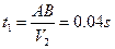 一列简谐横波由波源O点沿x轴正方向传播, OA= 0.4m,AB=0.6m,经时间4×10-2s,振动从O点传播到了A点,此时波形如图所示。当这列波进入 一列简谐横波由波源O点沿x轴正方向传播, OA= 0.4m,AB=0.6m,经时间4×10-2s,振动从O点传播到了A点,此时波形如图所示。当这列波进入