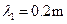 一列简谐横波由波源O点沿x轴正方向传播, OA= 0.4m,AB=0.6m,经时间4×10-2s,振动从O点传播到了A点,此时波形如图所示。当这列波进入 一列简谐横波由波源O点沿x轴正方向传播, OA= 0.4m,AB=0.6m,经时间4×10-2s,振动从O点传播到了A点,此时波形如图所示。当这列波进入