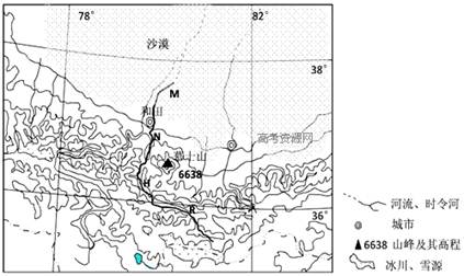 和田玉矿脉位于昆仑山,开采难度大,发源于昆仑山的玉龙喀什河,自古是和田玉的主要产地,古代采玉的主要方法之一是在河床拣玉,据此回答下列各题。小题1:推测古代和田地 和田玉矿脉位于昆仑山,开采难度大,发源于昆仑山的玉龙喀什河,自古是和田玉的主要产地,古代采玉的主要方法之一是在河床拣玉,据此回答下列各题。小题1:推测古代和田地