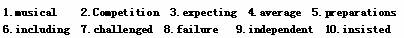 1. We have an old m________ instrument. It is called a 1. We have an old m________ instrument. It is called a