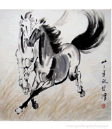 你一定欣赏过徐悲鸿的名作《奔马》,看下图,回答他笔下的马有什么特点?为什么称他为美术大师?___________________ 你一定欣赏过徐悲鸿的名作《奔马》,看下图,回答他笔下的马有什么特点?为什么称他为美术大师?___________________