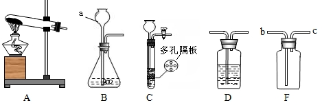 请结合下列实验常用装置,回答有关问题.图中仪器a的名称:______.若用高锰酸钾制取氧气,应选用的发生装置是______(填“A”、“B”或“C”... 魔方格