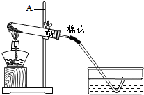 实验室常用如图装置制取氧气:在图中标出仪器A的名称,并将此制取氧气的装置图补充完整若试管中所装入的药品是纯净物,则其化学式为______.写出反应的... 魔方格