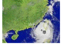 下图为2012年8月23日某种天气系统控制下形成的卫星云图照片。结合所学知识,回答下列问题。小题1:影响甲地的天气系统是A.冷锋B.暖锋C.高压D.低压小题2: 下图为2012年8月23日某种天气系统控制下形成的卫星云图照片。结合所学知识,回答下列问题。小题1:影响甲地的天气系统是A.冷锋B.暖锋C.高压D.低压小题2: