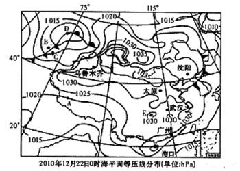 下图为世界局部区域海平面等压线圈,读图,完成下列问题。小题1:此时A地的风向是A.东南风B.西北风C.西南风D.东北风小题2:图示时间.下列城市风力最大的是A. 下图为世界局部区域海平面等压线圈,读图,完成下列问题。小题1:此时A地的风向是A.东南风B.西北风C.西南风D.东北风小题2:图示时间.下列城市风力最大的是A.