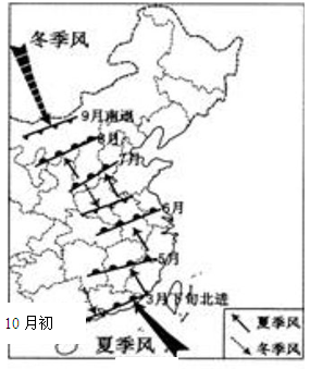中国2010年上海世界博览会于5月1日正式开园.会期l84天。图3为我国东部地区一般年份夏季风进退及锋面位置示意图。回答题。小题1:据图,下列关于世博会期间影响 中国2010年上海世界博览会于5月1日正式开园.会期l84天。图3为我国东部地区一般年份夏季风进退及锋面位置示意图。回答题。小题1:据图,下列关于世博会期间影响