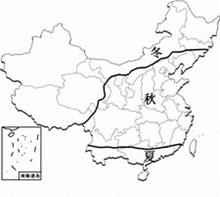 气象部门用5天平均气温的高低作为划分四季的指标;连续5天平均气温低于10℃则为冬季,高于22℃为夏季,10℃~22℃之间为春秋两季。读某年立冬我国大陆部分各地季 气象部门用5天平均气温的高低作为划分四季的指标;连续5天平均气温低于10℃则为冬季,高于22℃为夏季,10℃~22℃之间为春秋两季。读某年立冬我国大陆部分各地季