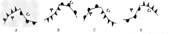 下图是“某年4月份的某日天气系统的垂直剖面图”,其中甲、乙是近地面的两地点,读图完成1-2 下图是“某年4月份的某日天气系统的垂直剖面图”,其中甲、乙是近地面的两地点,读图完成1-2
