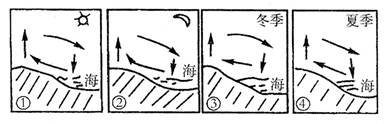 图中,环流系统正确的是A.①和②B.③和④C.①和④D.②和③ 图中,环流系统正确的是A.①和②B.③和④C.①和④D.②和③