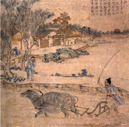 《耕织图·耕图》为南宋作品,为历代帝王推崇和嘉许。清康熙帝命画家重新绘制了该作品,也真实地反映了清代生产方式。该作品反映出清代A.出现一牛一人的耕作技术B.经济 《耕织图·耕图》为南宋作品,为历代帝王推崇和嘉许。清康熙帝命画家重新绘制了该作品,也真实地反映了清代生产方式。该作品反映出清代A.出现一牛一人的耕作技术B.经济
