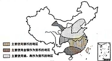 图是依据《隋书·食货志》等制作的南北朝时期各地区货币使用情况示意图,该图反映出A.长江流域经济水平总体上高于黄河流域B.河西走廊与岭南地区经济发展速度最快C.黄 图是依据《隋书·食货志》等制作的南北朝时期各地区货币使用情况示意图,该图反映出A.长江流域经济水平总体上高于黄河流域B.河西走廊与岭南地区经济发展速度最快C.黄