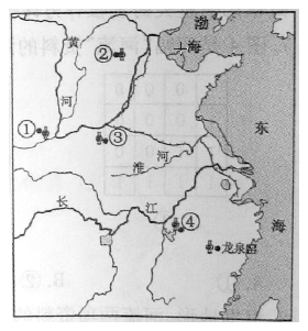 瓷器是中国古代文明的象征之一。图是宋代部分名窑分布示意图,符合钧窑、定窑、景德镇窑、耀州窑排列顺序的是A.①②③④B.①③④②C.②①④③D.③②④① 瓷器是中国古代文明的象征之一。图是宋代部分名窑分布示意图,符合钧窑、定窑、景德镇窑、耀州窑排列顺序的是A.①②③④B.①③④②C.②①④③D.③②④①