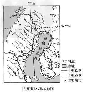 读下图,完成下列问题。图中哪些区域会出现极昼极夜现象?为什么?______________________________ 读下图,完成下列问题。图中哪些区域会出现极昼极夜现象?为什么?______________________________