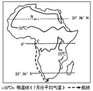 读下图回答问题。(1)沿图中航线航行,大陆沿岸的气候类型依次为热带雨林气候、______气候、______气候和地中海气候。(2)图中A地等温线明显弯曲,简述其 读下图回答问题。(1)沿图中航线航行,大陆沿岸的气候类型依次为热带雨林气候、______气候、______气候和地中海气候。(2)图中A地等温线明显弯曲,简述其