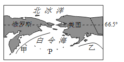 下图为世界某地区简图。读图完成下列各题。小题1:有关甲、乙洋流的说法,正确的是A.甲洋流所在环流系统呈逆时针方向流动B.乙洋流因受东北信风影响,形成上升流C.甲 下图为世界某地区简图。读图完成下列各题。小题1:有关甲、乙洋流的说法,正确的是A.甲洋流所在环流系统呈逆时针方向流动B.乙洋流因受东北信风影响,形成上升流C.甲