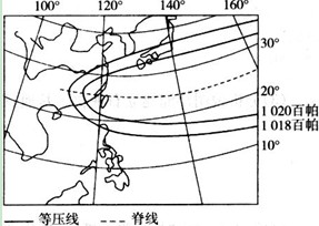 我国东部地区的主要锋面雨带,通常位于西太平洋副热带高压脊线以北5~8个纬度距离处,并跟随西太平洋副热带高压的北进或南退而移动。下图为“西太平洋副热 我国东部地区的主要锋面雨带,通常位于西太平洋副热带高压脊线以北5~8个纬度距离处,并跟随西太平洋副热带高压的北进或南退而移动。下图为“西太平洋副热