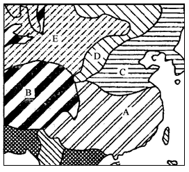 读“亚洲部分地区自然带分布图”,回答下列问题。A地所属自然带的名称是______;E地所属自然带典型植被是______;C 读“亚洲部分地区自然带分布图”,回答下列问题。A地所属自然带的名称是______;E地所属自然带典型植被是______;C
