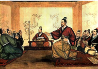 在历史学习中,通过对历史现象之间联系的思考,可以帮助我们更准确、清晰地认识历史,发现历史发展的内在规律。请看下列两幅图,它们都从一个侧面反映了这个“ 在历史学习中,通过对历史现象之间联系的思考,可以帮助我们更准确、清晰地认识历史,发现历史发展的内在规律。请看下列两幅图,它们都从一个侧面反映了这个“