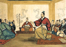 下图为“商鞅舌战守旧群臣”请完成:假如你是商鞅,你会怎样去说服秦国国君和那些守旧大臣?______________ 下图为“商鞅舌战守旧群臣”请完成:假如你是商鞅,你会怎样去说服秦国国君和那些守旧大臣?______________