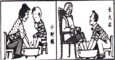 漫画《回报》启示我们要A.倡导勤俭自强的基本道德规范B.弘扬助人为乐的社会公德C.传承尊老爱幼的家庭美德D.坚持法治和德治相协调 漫画《回报》启示我们要A.倡导勤俭自强的基本道德规范B.弘扬助人为乐的社会公德C.传承尊老爱幼的家庭美德D.坚持法治和德治相协调