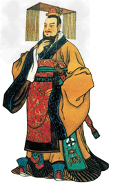 走进秦皇汉武:图中两位皇帝分别是 和 。前者当政时,为了抵御匈奴南下,修建了著名的 。后者在位时, 走进秦皇汉武:图中两位皇帝分别是 和 。前者当政时,为了抵御匈奴南下,修建了著名的 。后者在位时,