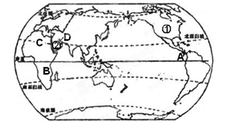 读“世界地图”,回答下列问题。①是___________洲,它与南美洲的分界线A是_______________。B处是非洲气候类型中分布最 读“世界地图”,回答下列问题。①是___________洲,它与南美洲的分界线A是_______________。B处是非洲气候类型中分布最